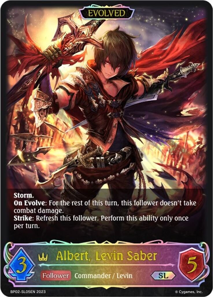 Albert, Levin Saber (Evolved) (SL)