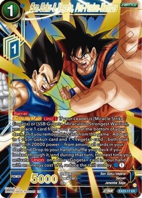 Son Goku &amp; Vegeta, Pre-Fusion Warriors
