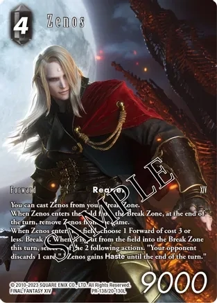 Zenos (Full Art Foil)