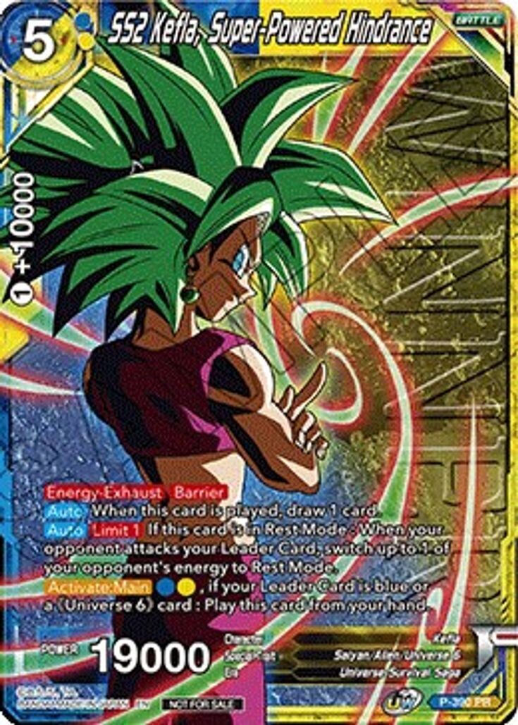 SS2 Kefla, Super-Powered Hindrance (Tournament Pack Vol. 8) (Winner)