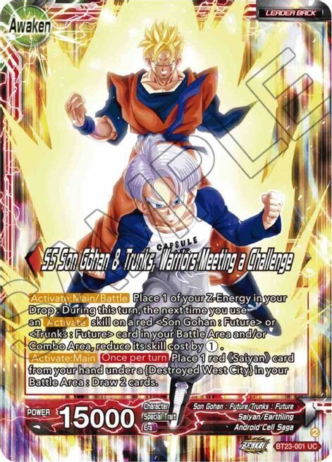 Son Gohan &amp; Trunks // SS Son Gohan &amp; Trunks, Warriors Meeting a Challenge