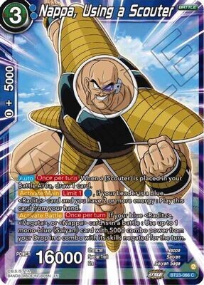 Nappa, Using a Scouter