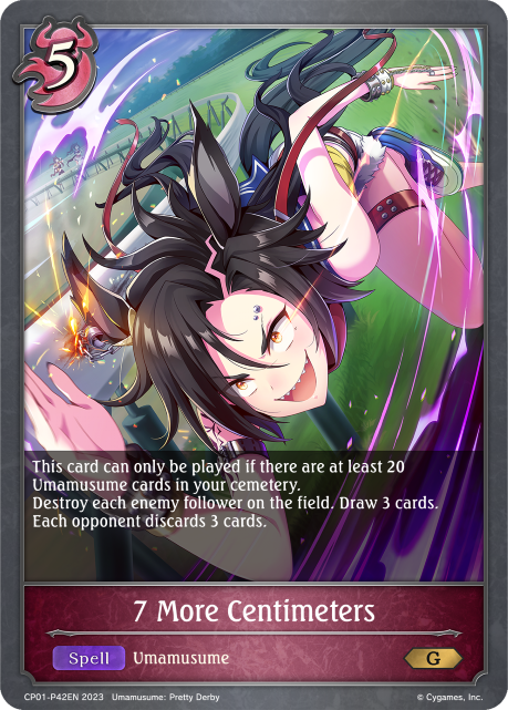 7 More Centimeters (Foil)
