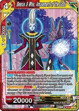 Beerus &amp; Whis, Amusement of the Gods