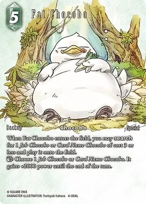 Fat Chocobo (Full Art Reprint Foil) 
