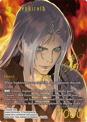 Sephiroth Gold Signed (Full Art)