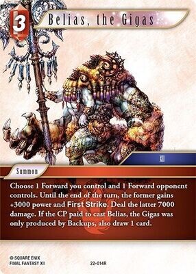 Belias, the Gigas 