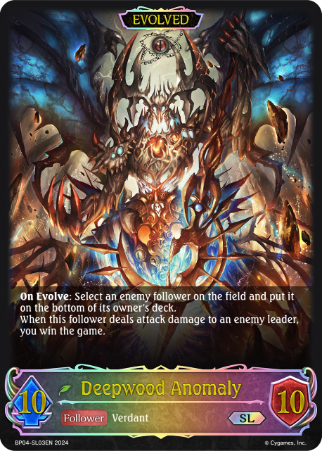 Deepwood Anomaly Evolved