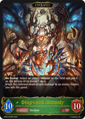 Deepwood Anomaly Evolved