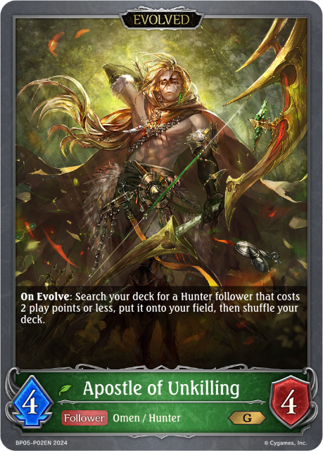 Apostle of Unkilling (Evolved) – Foil