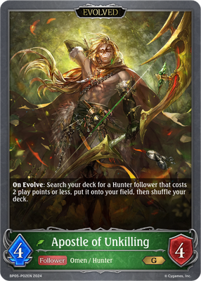 Apostle of Unkilling (Evolved) – Foil