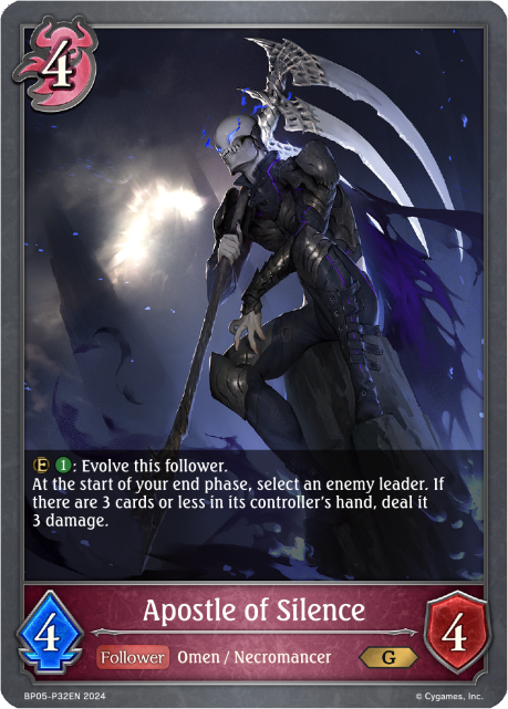Apostle of Silence – Foil