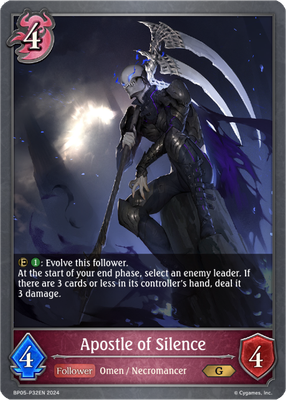 Apostle of Silence – Foil