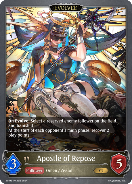 Apostle of Repose (Evolved) – Foil
