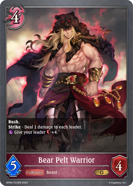 Bear Pelt Warrior (Foil)