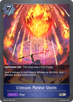 Crimson Meteor Storm (Foil)