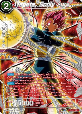 Vegeta, Godly Aura 