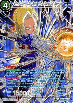 Android 18, Let the Battle Begin 