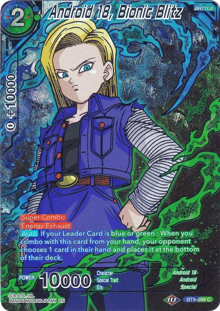 Android 18, Bionic Blitz 