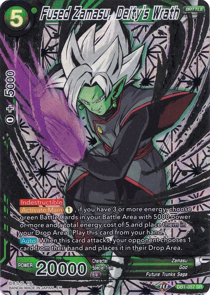 Fused Zamasu, Deity&#39;s Wrath 