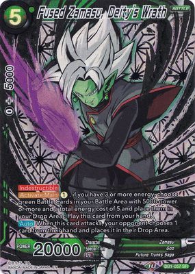 Fused Zamasu, Deity&#39;s Wrath 