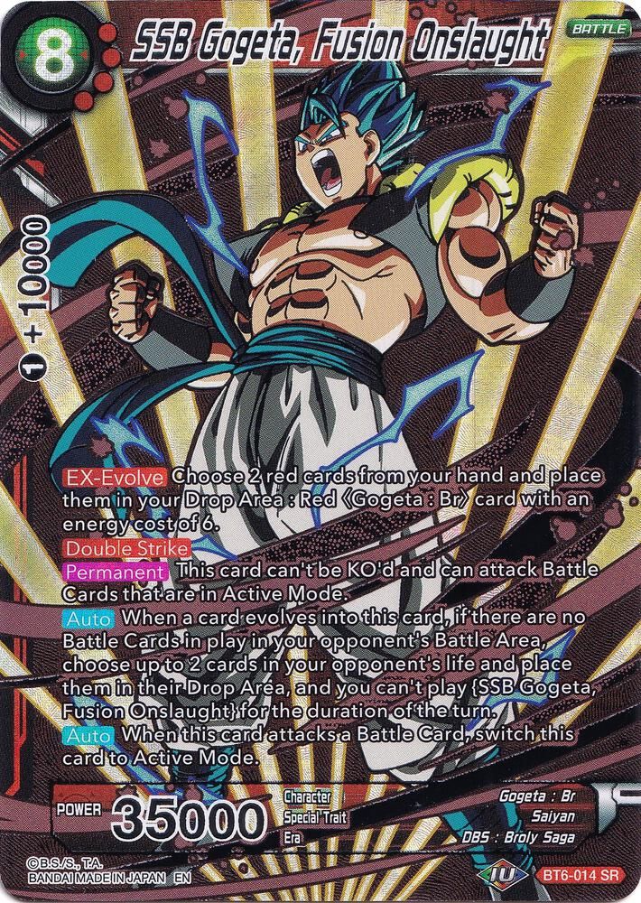 SSB Gogeta, Fusion Onslaught 