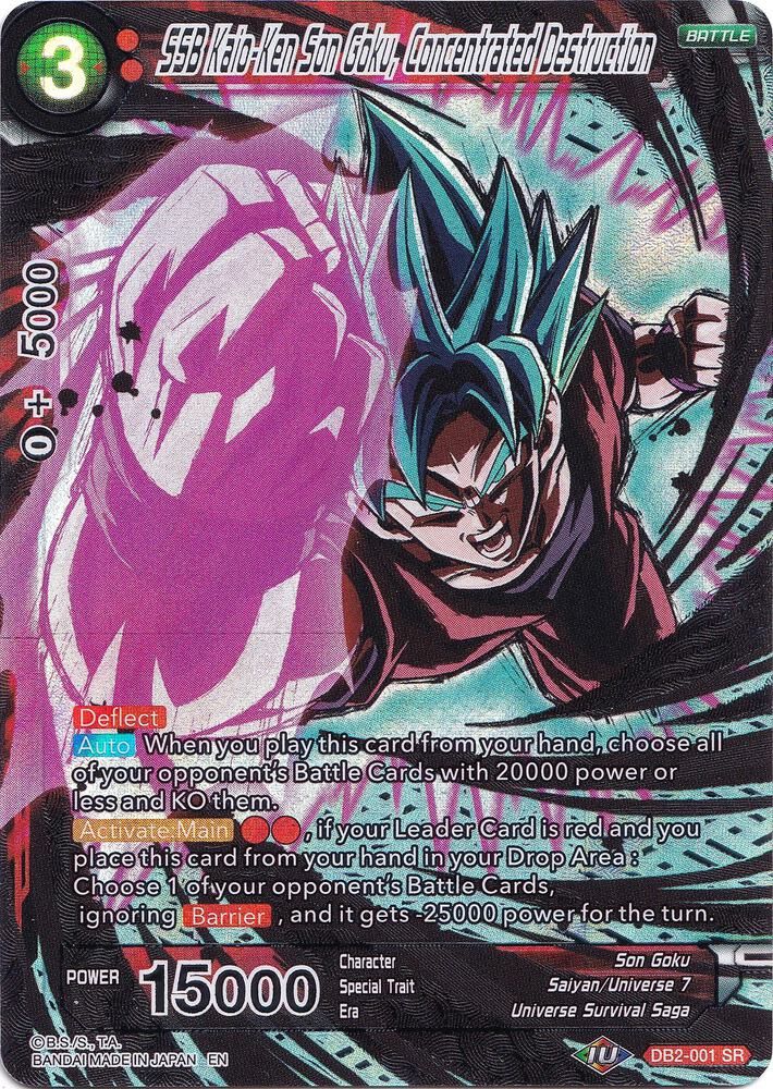 SSB Kaio-Ken Son Goku, Concentrated Destruction 