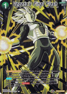 Vegeta&#39;s Final Flash 