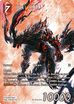 Ifrit (XVI) (Full Art) Box Topper
