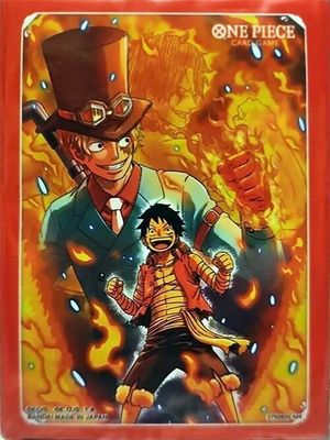 One Piece Card Game Official Sleeves: Devil Fruits Collection Vol.2 - Sabo &amp; Luffy (10-Pack)