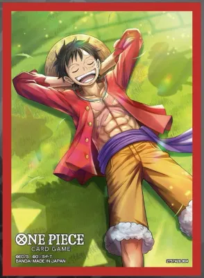 ONE PIECE CARD GAME Card Sleeve - Luffy Red ST-21 (60-pack)