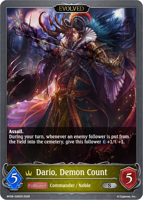 Dario, Demon Count
