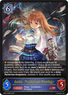 Anne, Mysterian Prodigy