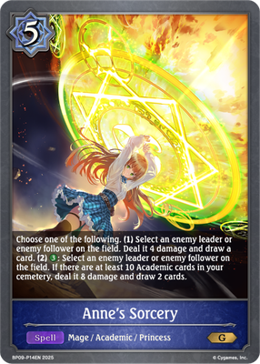 Anne&#39;s Sorcery