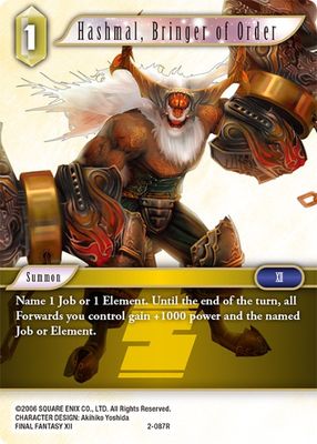 Hashmal, Bringer of Order