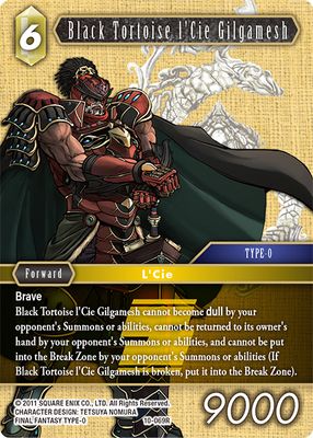 Black Tortoise l&#39;Cie Gilgamesh