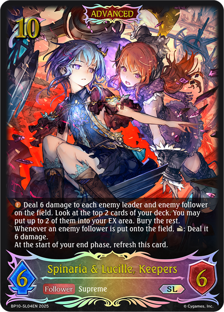 Spinaria &amp; Lucille, Keepers