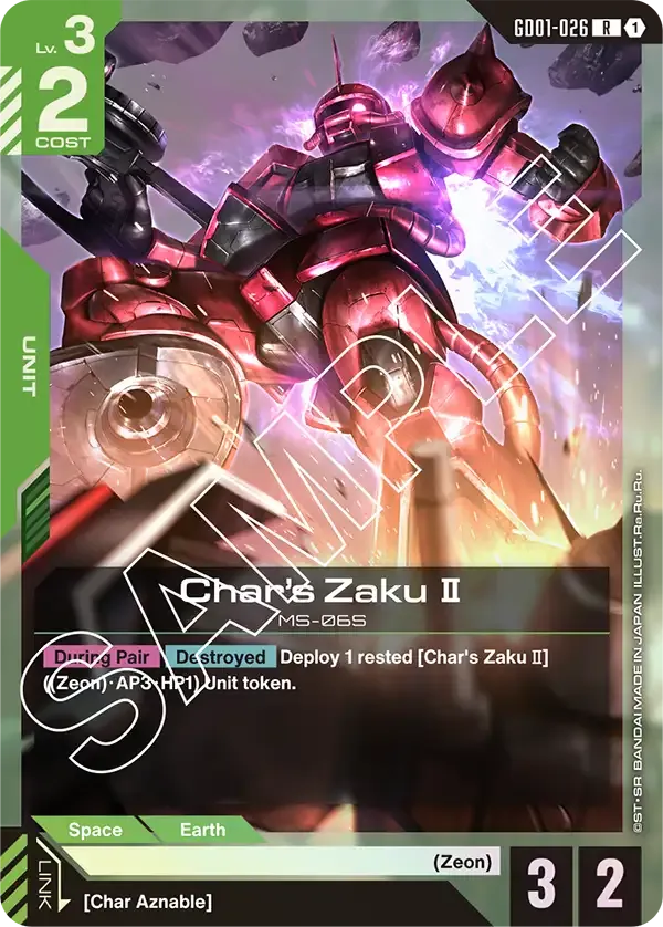 Char&#39;s Zaku Ⅱ