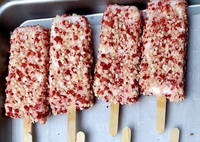 Freeze Dried Strawberry Crumble Bar Bites