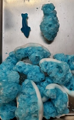 Freeze Dried Blue Raz Gummy Sharks