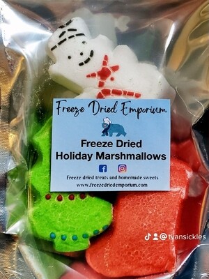 Freeze Dried Holiday Marshmallows