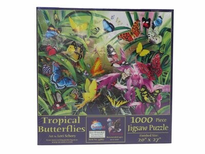 Puzzel Tropische vlinders | 1000