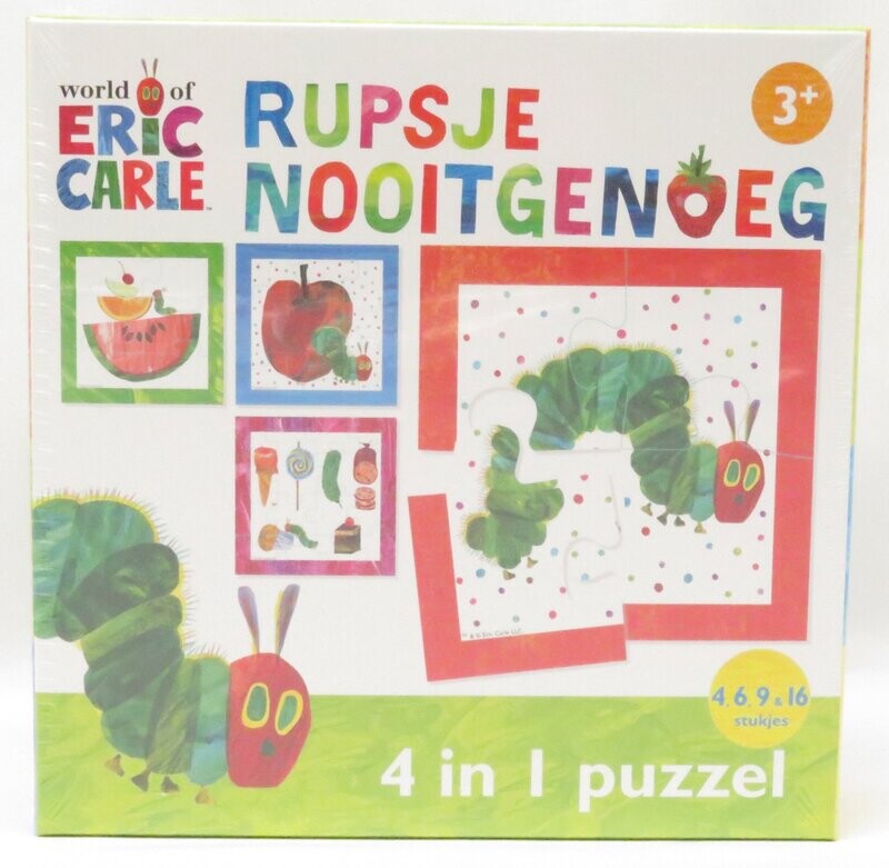 Rupsje Nooitgenoeg  4 in 1 puzzel