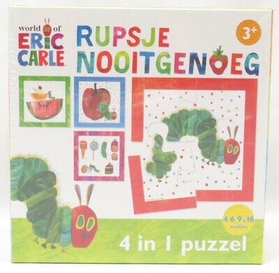 Rupsje Nooitgenoeg 4 in 1 puzzel