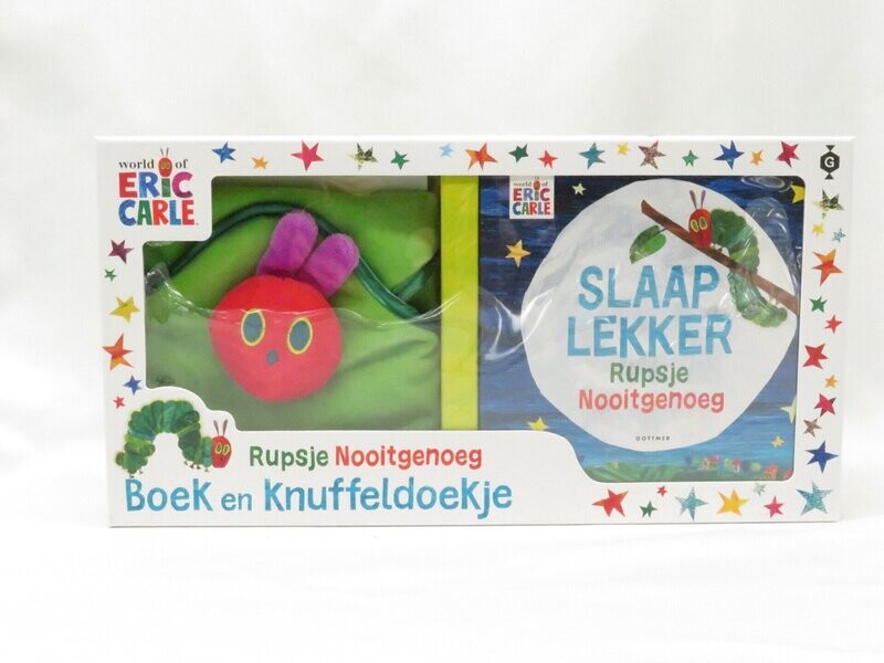 Cadeau set Rupsje Nooitgenoeg - Boek en knuffeldoekje Cadeau set Rupsje Nooitgenoeg - Boek en knuffeldoekje