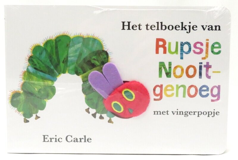 Rupsje Nooitgenoeg Telboek met vingerpoppetje Rupsje Nooitgenoeg Telboek met vingerpoppetje