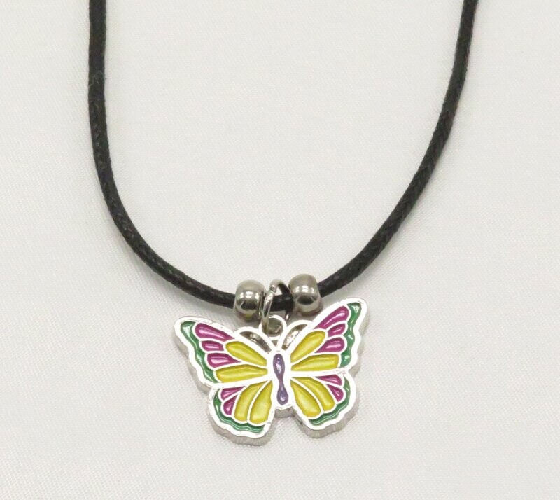 Ketting  vlinder multicolor