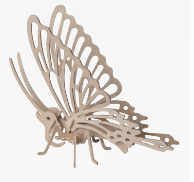 Bouwpakket 3D vlinder hout