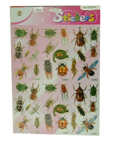 Stickervel insecten