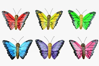 Magneet vlinder kleur | 3 kleuren Magneet vlinder kleur | 3 kleuren